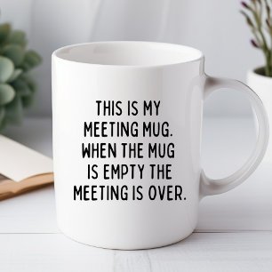 Esta Es Mi Taza De Reunión Taza De Oficina Diverti