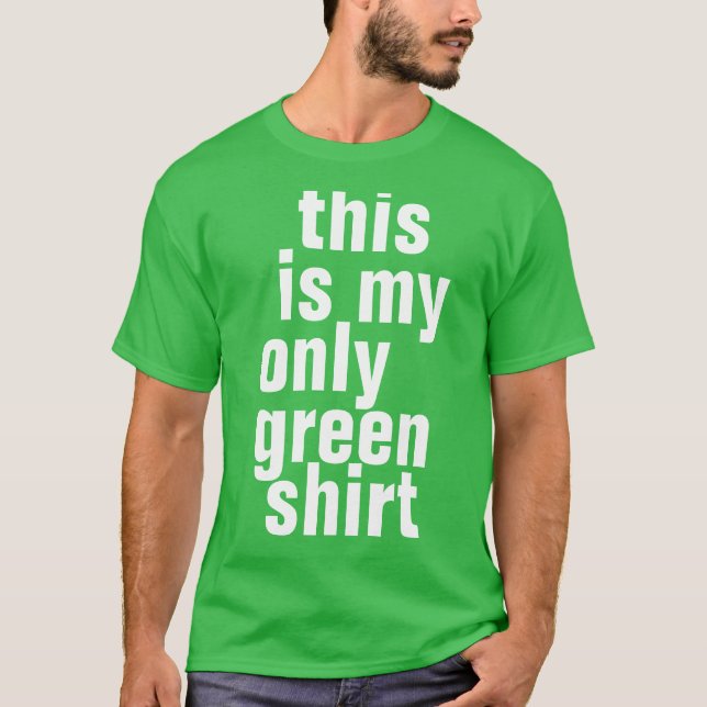 esta es mi única camisa verde (Anverso)