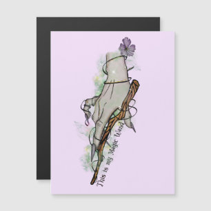 Esta es mi varita mágica - mano de bruja gótica