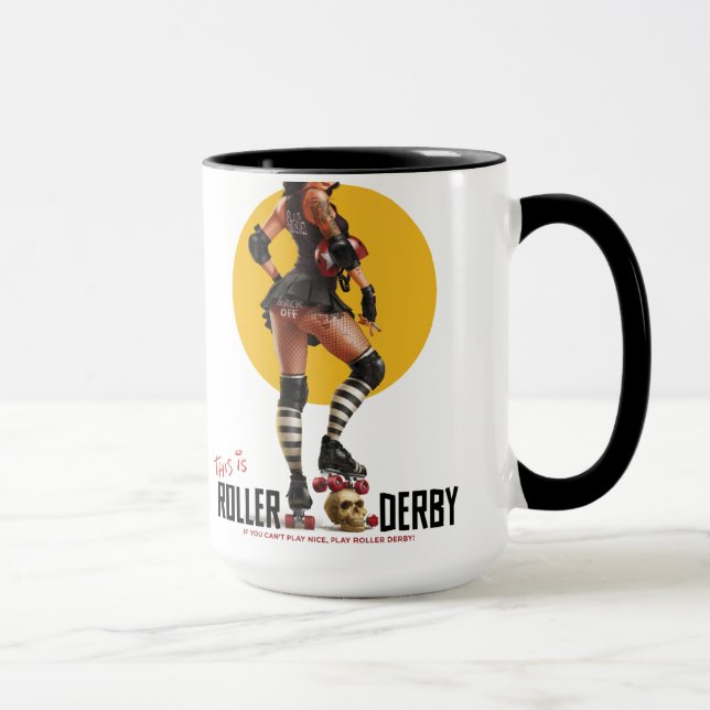 Ésta es taza de Derby del rodillo (Derecha)