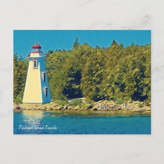 Esta es Tobermory, postal de Canadá (Anverso)