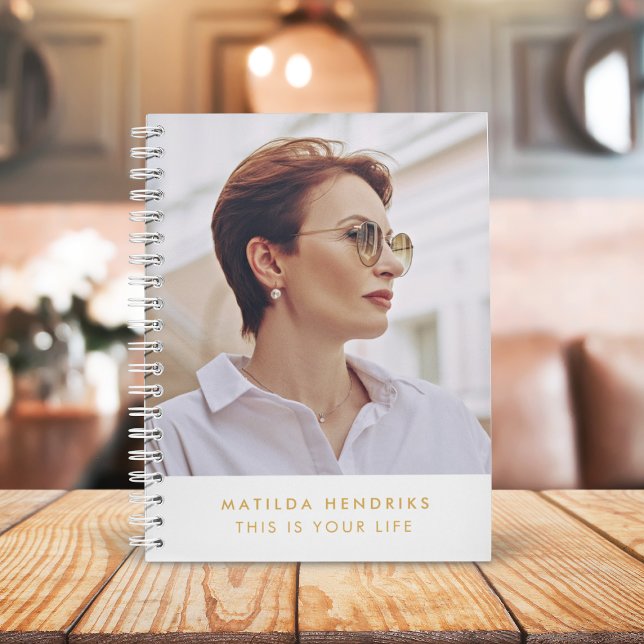 Esta es tu vida | Libro moderno de memoria de foto (Subido por el creador)