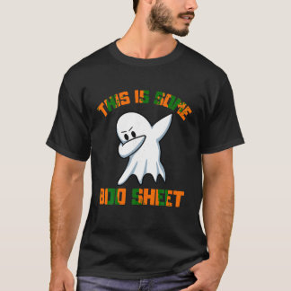 Esta es una camiseta graciosa de la hoja de boo