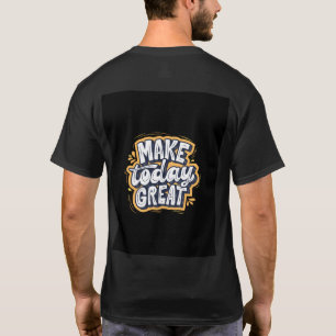 Esta es una camiseta negra de media manga para hom