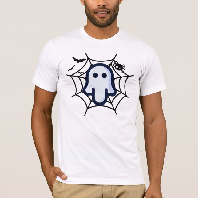Esta es una linda camiseta fantasma para Halloween (Anverso)