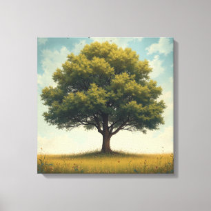 Esta es una pintura de lienzo para el árbol.