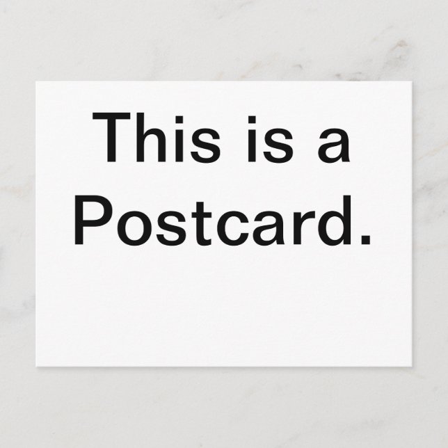 Esta es una postal (Anverso)