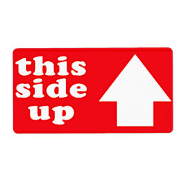 Esta etiqueta de envío al margen