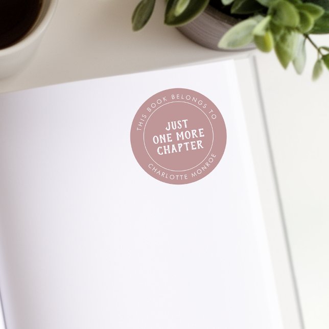 Esta Etiqueta De Libro Pertenece A Dusty Pink (Subido por el creador)