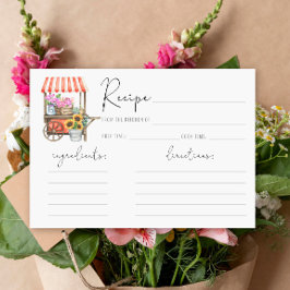 Está fresca fuera del mercado - Tarjeta de receta