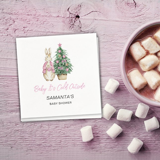 Está frío fuera de la servilleta del bebé (Subido por el creador)