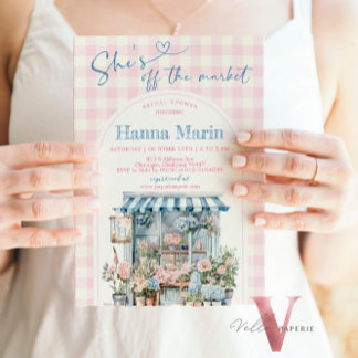 Está fuera de la invitación a la ducha de novia de