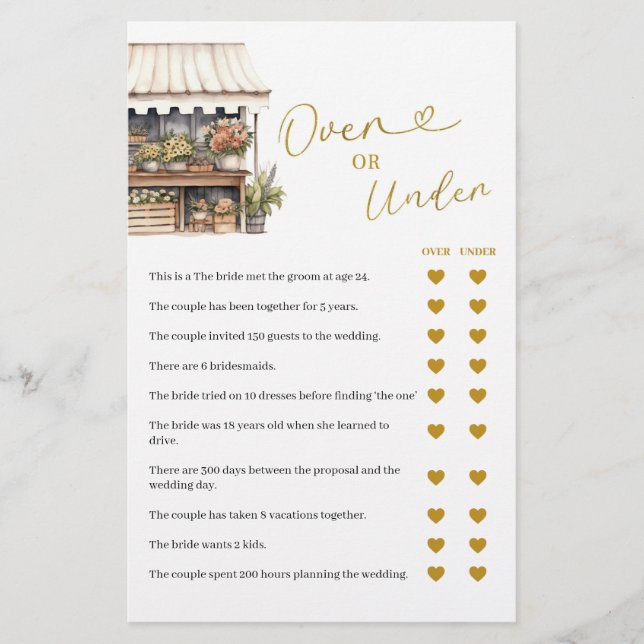 Está fuera del mercado con o bajo tarjeta de juego (Anverso)