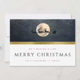 "Está haciendo una lista" Feliz tarjeta de felicit