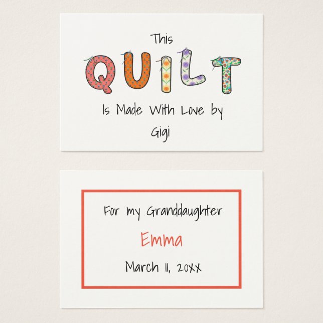 Esta Inclinación Hecha Por El Gabinete De Regalo (Anverso y reverso)