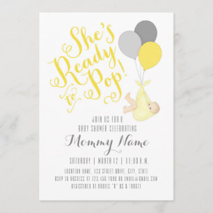 ¡Está lista para salir! Invitación a la ducha