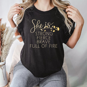 Está Llena De Camiseta De Fuego, Inspiración De Mu