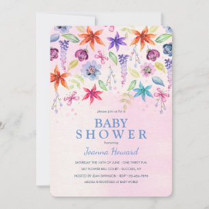 Está lloviendo la invitación de las flores