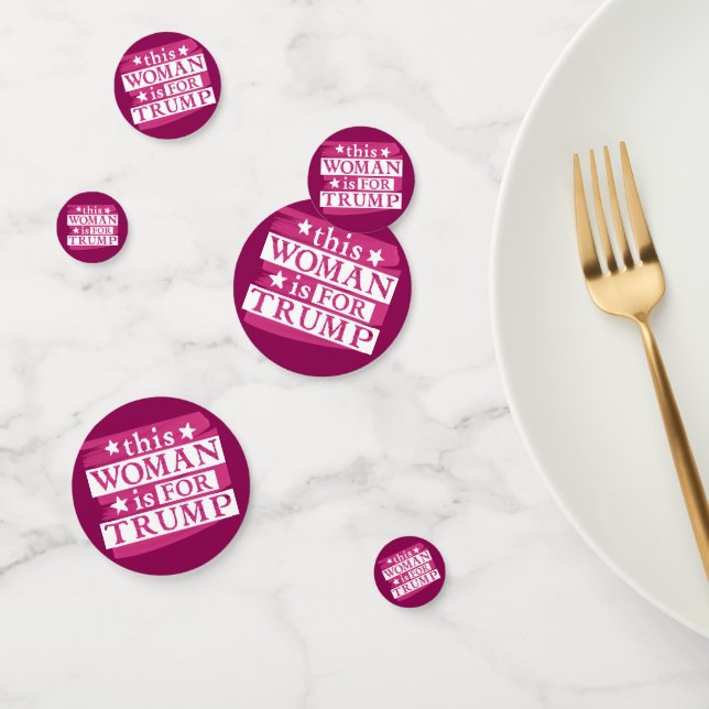 esta mujer es para Trump Confetti (Grupo)