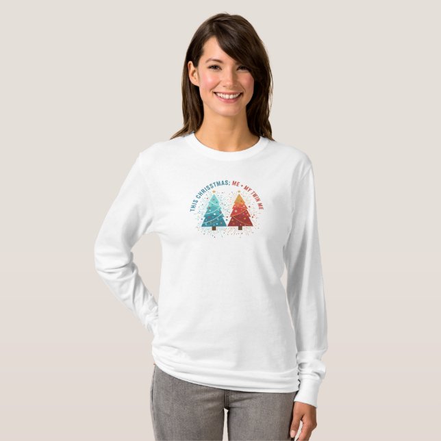 Esta Navidad; Yo + Mi Camiseta de Gemelo (Anverso completo)
