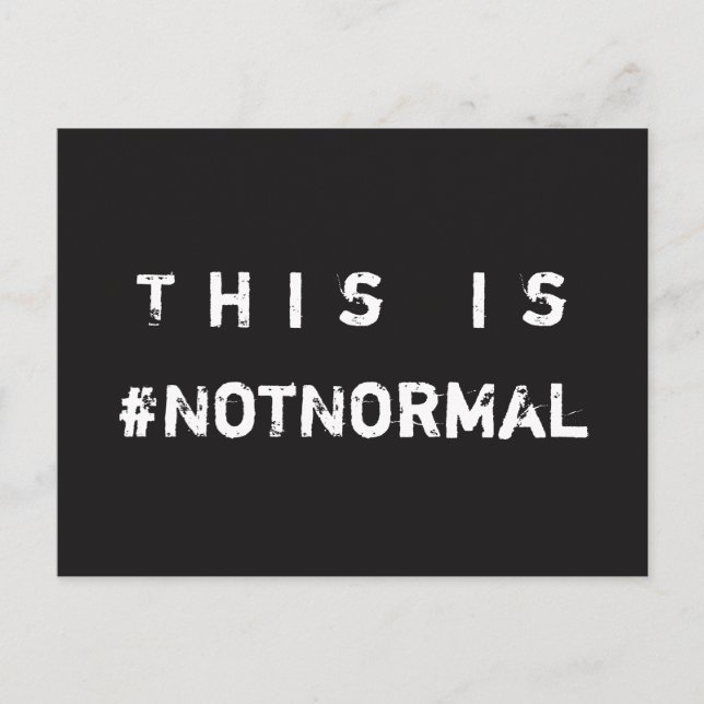 Esta no es la postal normal de justicia social (Anverso)