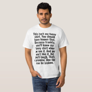 esta no es mi camiseta divertida