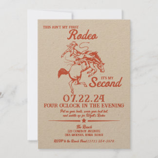 Esta No Es Mi Primera Invitación De Rodeo