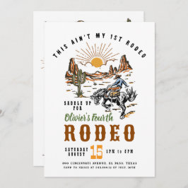 Esta no es mi primera invitación de rodeo por cump