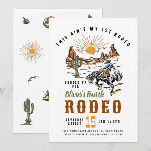 Esta no es mi primera invitación de rodeo por cump