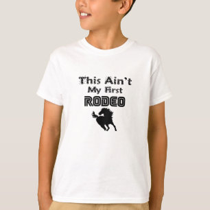 Esta No Es Mi Primera Rodeo Camiseta Unisex Niños