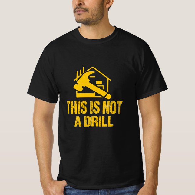 Esta no es una camiseta de Drill divertido de Hamm (Anverso)