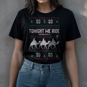 Esta Noche Cabalgamos 3 Reyes Suéter Feo de Navida