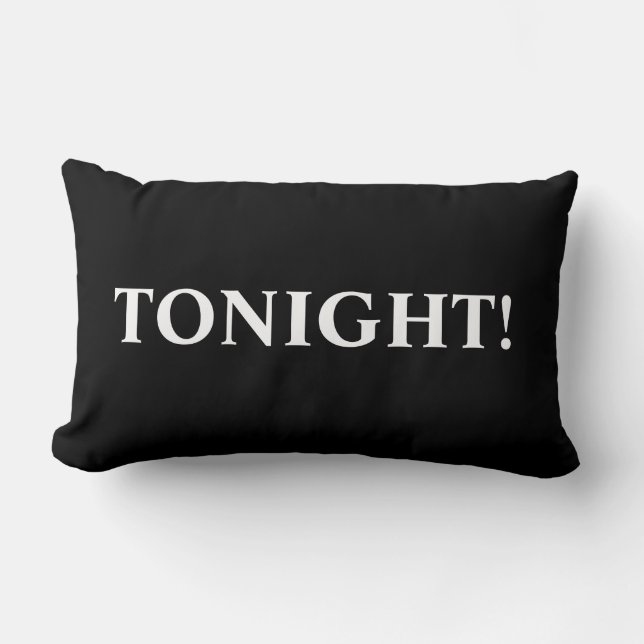 Esta noche, no esta noche - almohadas románticas (Anverso)