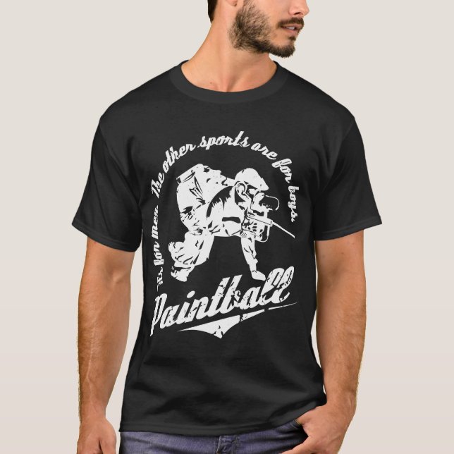 Está para los hombres… Camiseta oscura de (Anverso)