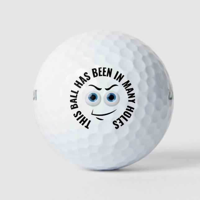 Esta pelota ha sido divertida en muchos agujeros (Anverso)