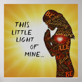 Esta pequeña luz de mi palabra cristiana arte