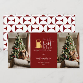 Esta pequeña luz divertida Navidad dos fotos