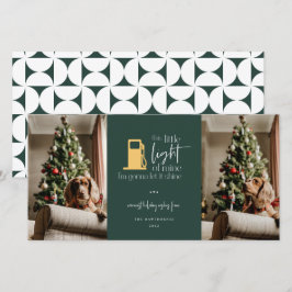 Esta pequeña luz divertida Navidad dos fotos