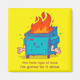 Esta pequeña luz: imán de fuego basurero