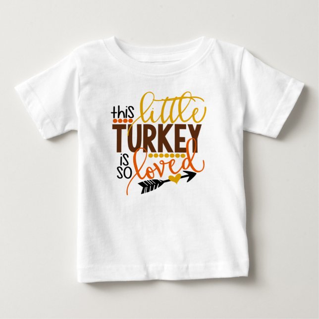 Esta pequeña Turquía es así que camisa amada del (Anverso)