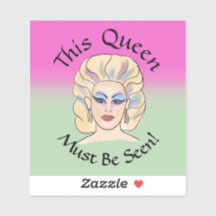 Esta Reina Debe Ser Vista Fabulosa Pegatina Vinil
