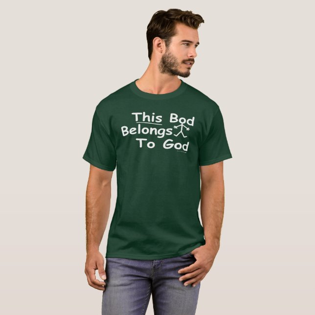 Esta sangre pertenece a la camiseta cristiana de D (Anverso completo)