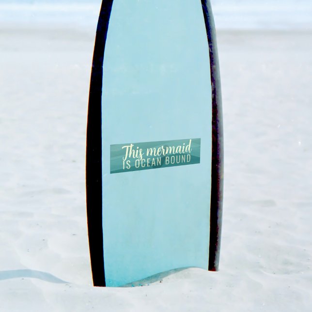 Esta sirena es una pegatina de parachoques Persona (Ocean bound? This is the bumper sticker just for you)