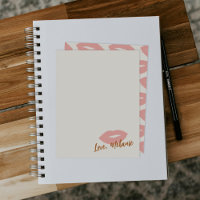Esta tarjeta de notas de escritura de Kiss - Peach