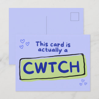 Esta tarjeta es en realidad un cwtch (envío de abr