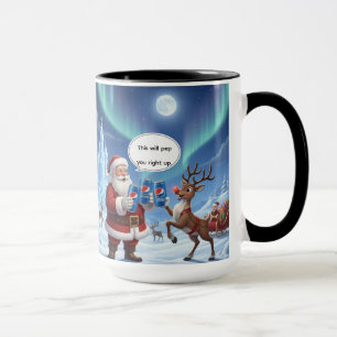 Esta taza de Navidad te animará AI usada