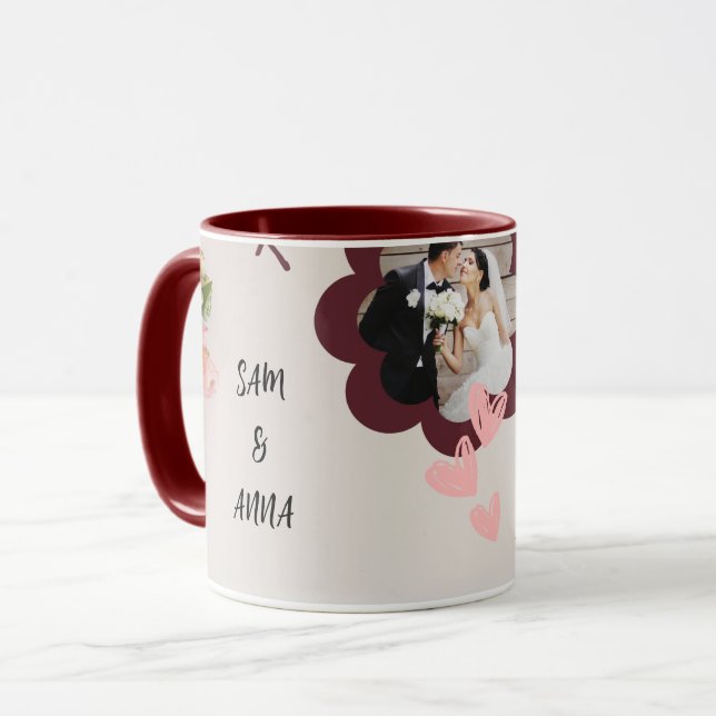 Esta taza es considerada y única para dos amantes (Anverso izquierdo)