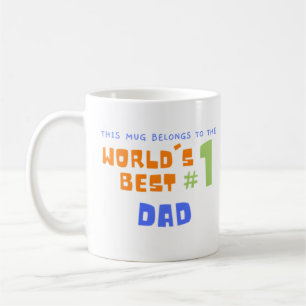 Esta taza pertenece al mejor papá del mundo