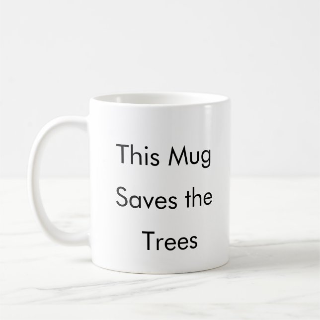 Esta taza salva a la taza de café divertida de los (Izquierda)