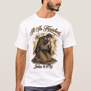 Está Terminado Versículo Bíblico Camiseta Cristian